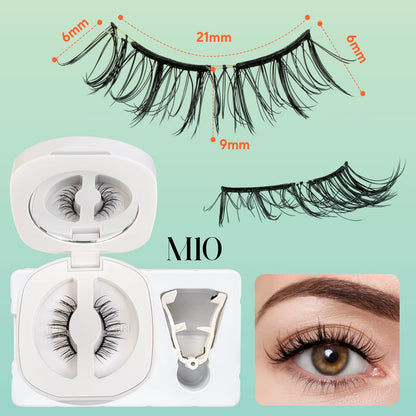 Soft Magnetic Eyelashes No Glue Needed Reusable Natural Look 3D Lashes Easy Apply Soft Magnetic Lashes Kit for Eye Makeup